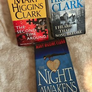 Mary Higgins Clark hardback books